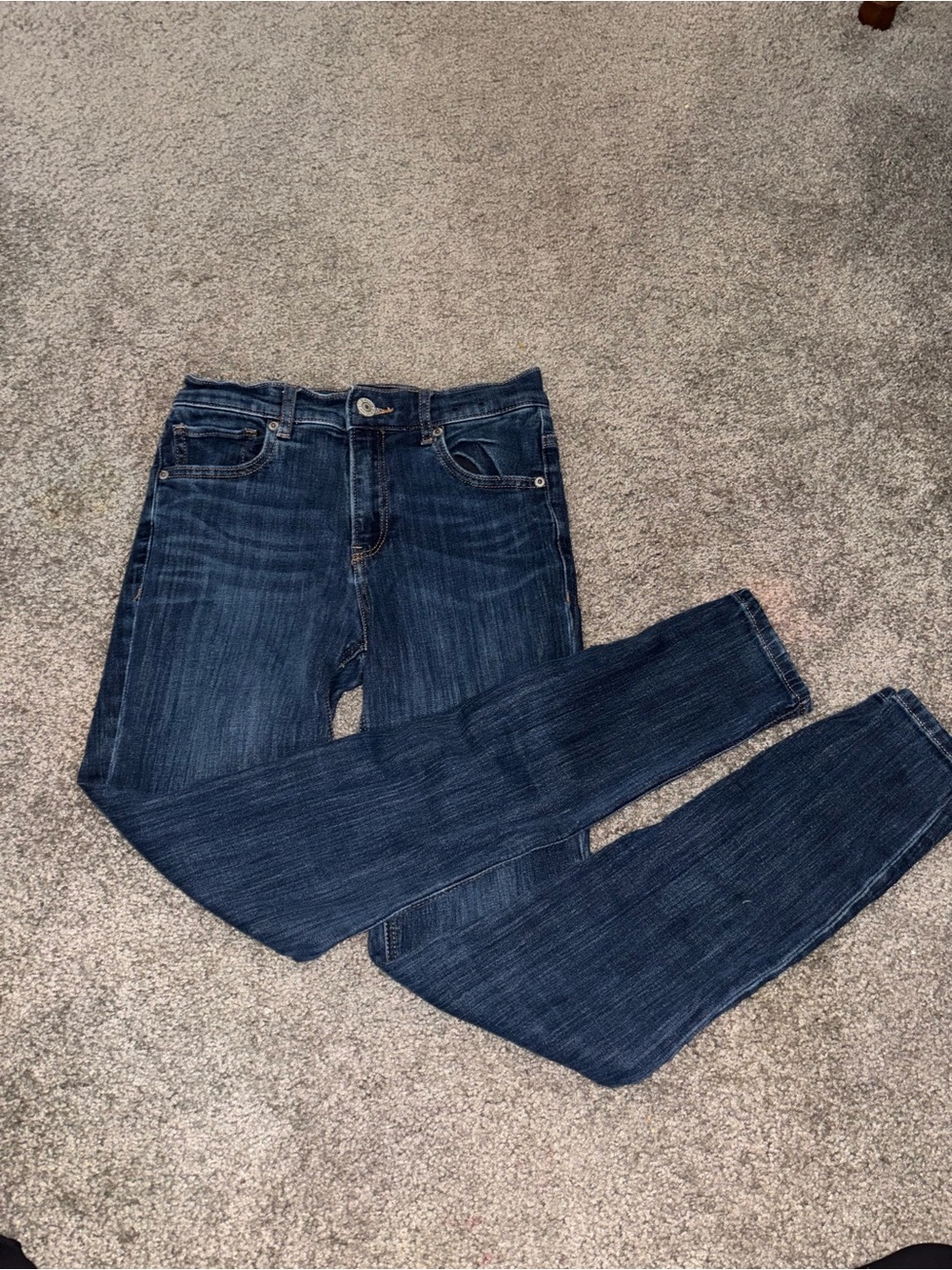 Express Women's Indigo Stretch Jegging Skinny Jeans High Rise